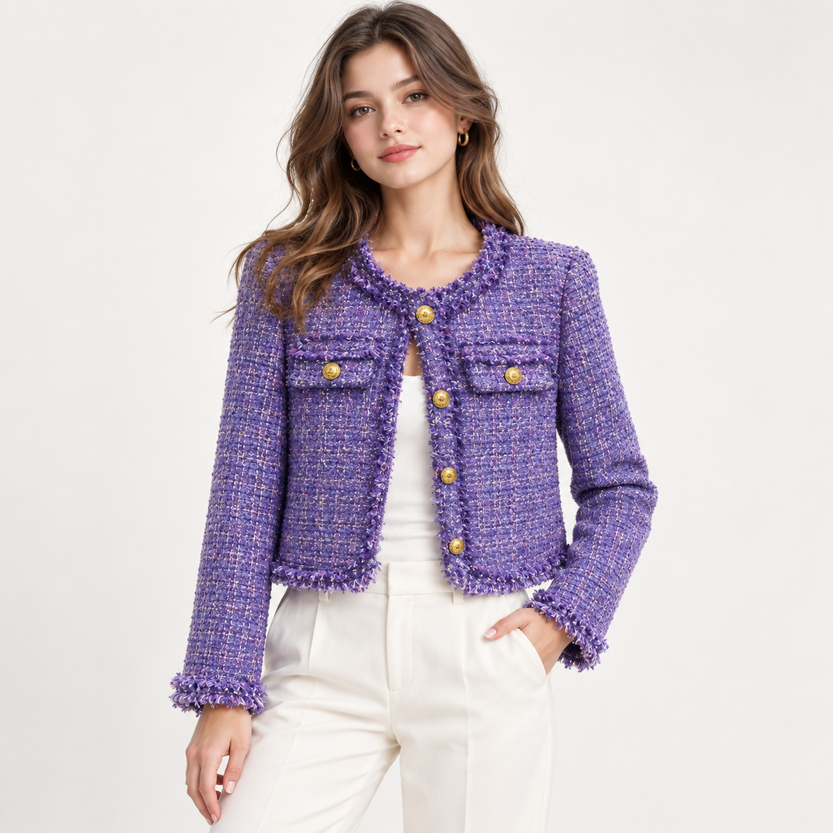 Violette Bouclé Blazer