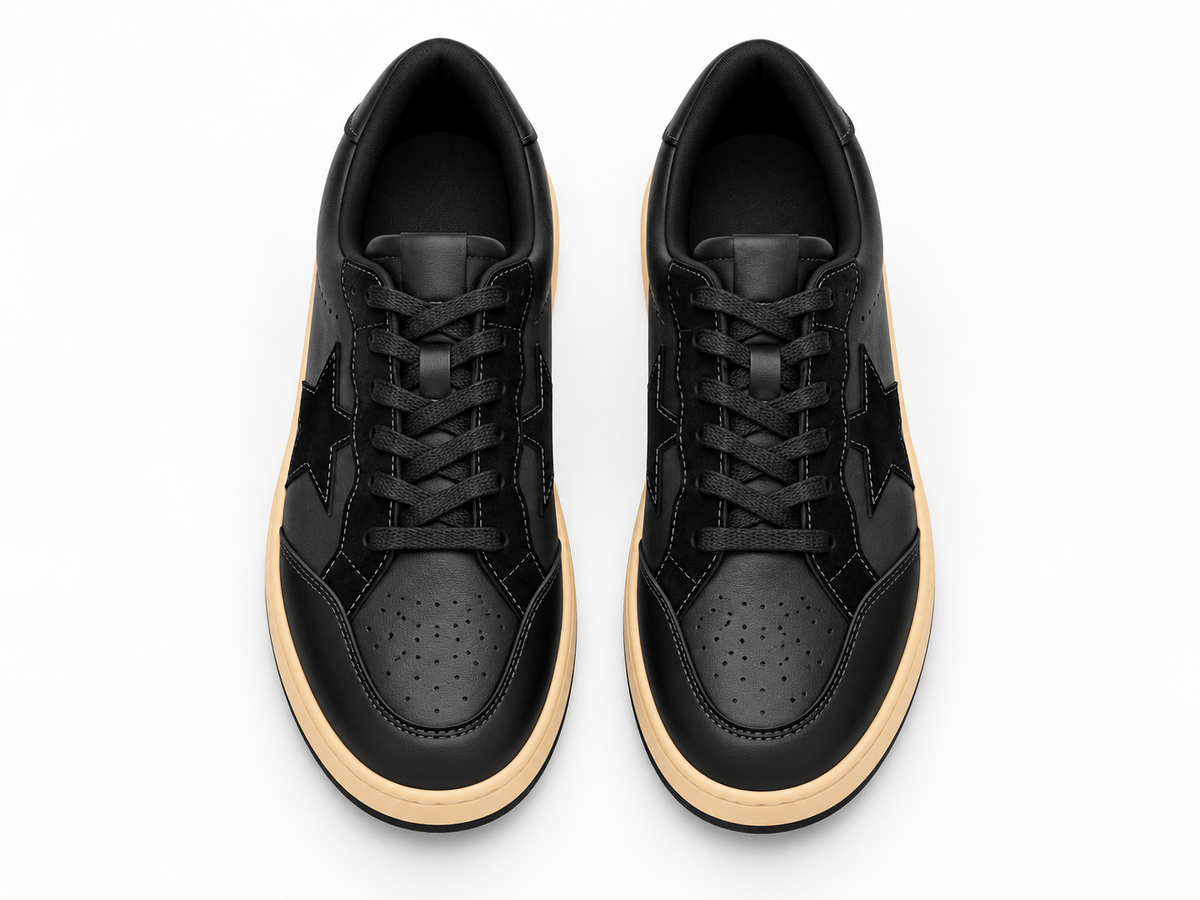 Maison Star  Sneaker black